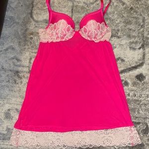 Victoria’s Secret Pink Lace Lingerie 34B